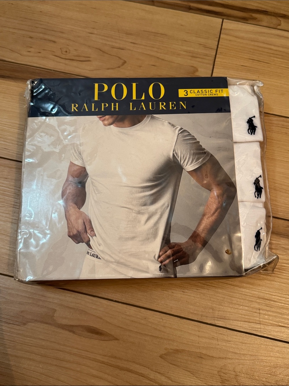 Polo by Ralph Lauren Men’s White Short Sleeve Crew T-Shirts - 3 Pack